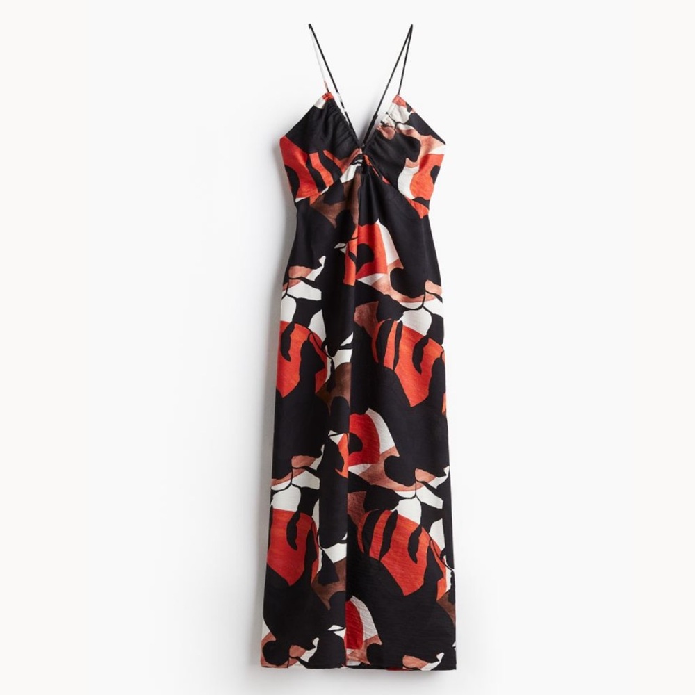V-neck dress